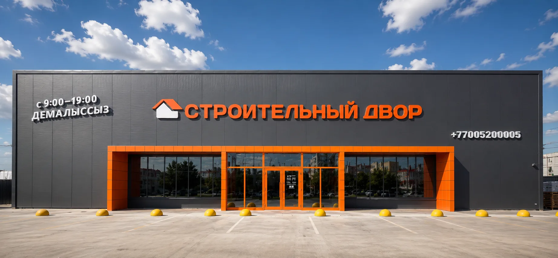 Магазин «Строительный двор» — фасад